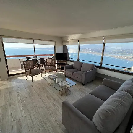 Apartamento Departamento Concon Vista completa al mar! Exterior foto