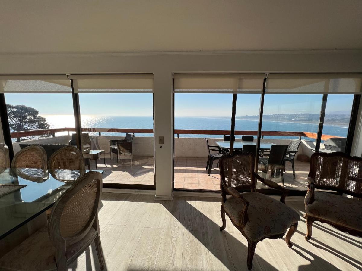 Departamento Con Insuperable Vista Playa Amarilla Playa La Boca * Concon